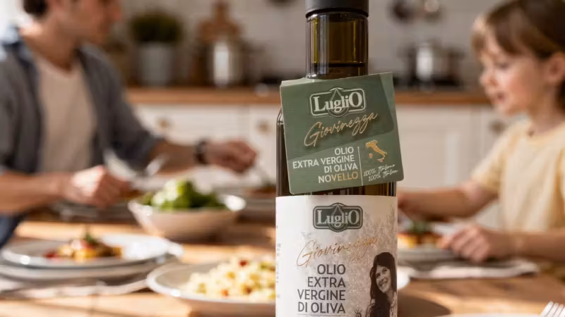 MEDSOL porta la “Giovinezza” in tavola: l’Extra vergine 100% italiano di Olio Luglio